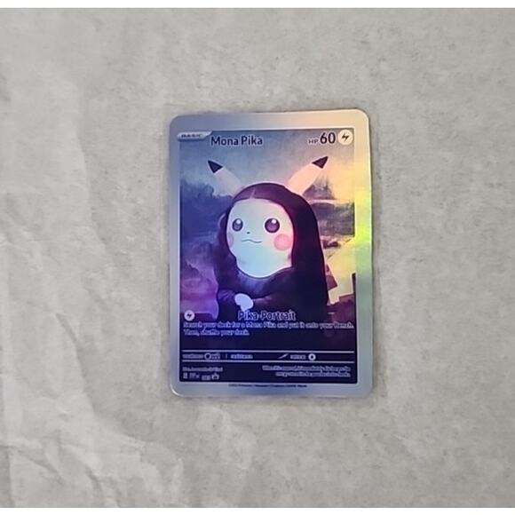 Custom Pokemon Holo Foil Artwork Lot Starry Night, Mona Pika, Mewtwo Portrait NM - Picture 6 of 8